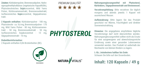 Phytosterol 120 Kapseln