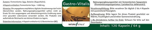 Gastro-Vitalis 120 Kapseln
