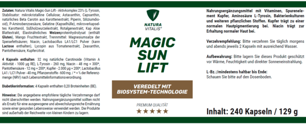 Magic-Sun Lift 240 Kapseln