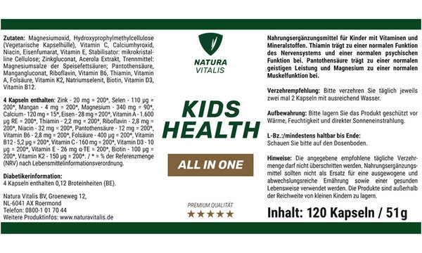 Kids Health - All in One 120 Kapseln