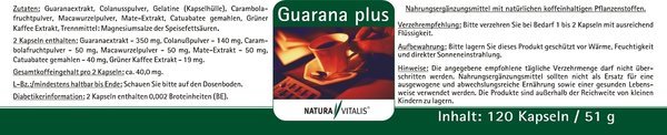Guarana Plus 120 Kapseln