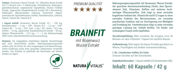 Brainfit - 60 Kapseln