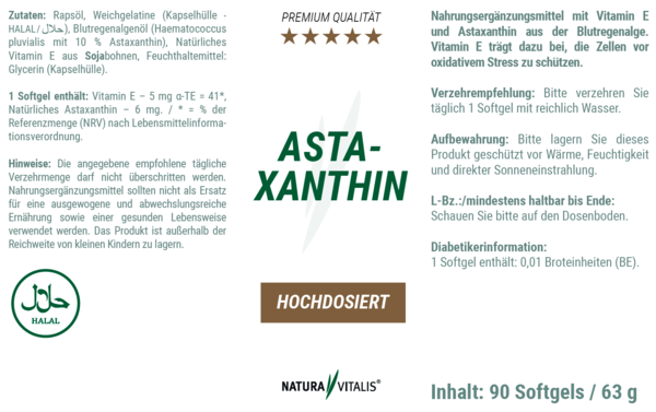 Astaxanthin 90 Softgels